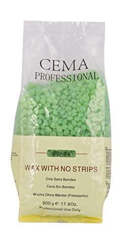 CEMA Beads Wax with No Strips - 500 grams (Green) : Amazon.in: Health ...