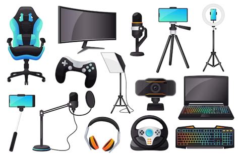 Cartoon live streaming and gaming accessories gamer equipment ...