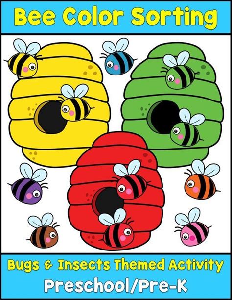 Image result for Bee Sorting Activity for Spring