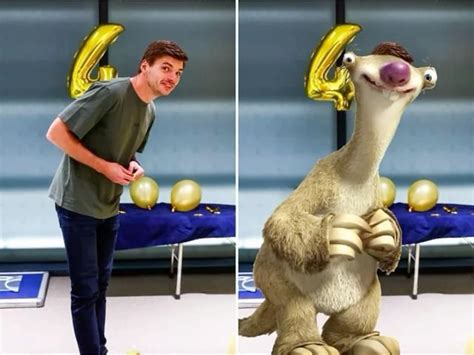 Max Verstappen Finds His Lookalike in 2025 | Max verstappen, Ice age ...
