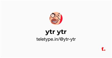 ytr ytr — Teletype