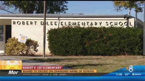 SDUSD considering renaming Robert E. Lee Elementary School | cbs8.com
