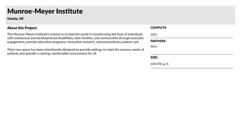 Munroe-Meyer Institute | UNMC - Sheppard's Business Interiors