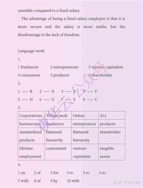 新标准商务英语综合教程 1 参考答案 Unit 1 - 知乎