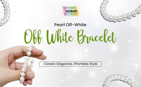 Buy NEOBABY Faux Pearl Off-White Bracelet Set for Women – Elegant Pearl ...
