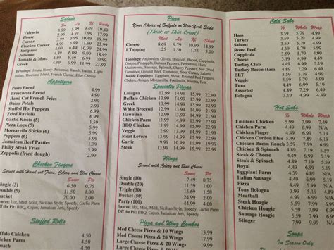 Sal's Pizzeria Menu, Menu for Sal's Pizzeria, Elmwood, Buffalo ...