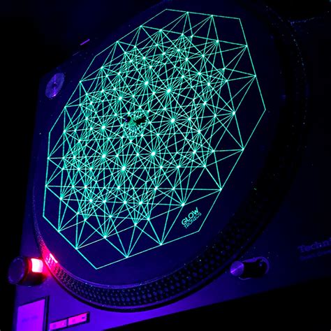 Buy Pair of 12 UV / Blacklight Active Turntable Slipmat PAIR ...