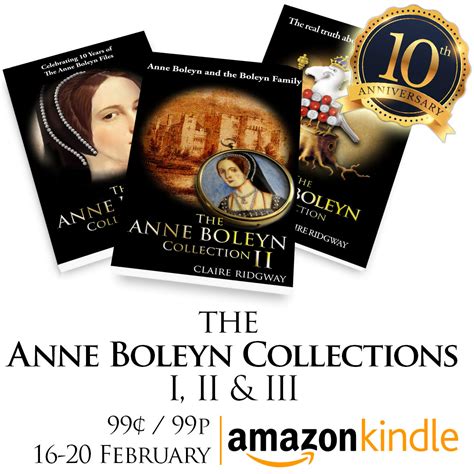Happy birthday to the Anne Boleyn Collection and an offer for you ...