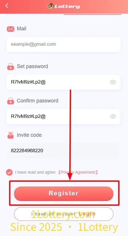 register - 1 Lottery – Brand Guide of 1Lottery.com