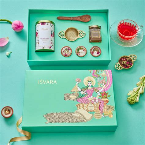 Buy Goddess Lakshmi Diwali Tea Gift Set Online on Brown Living | Gift ...