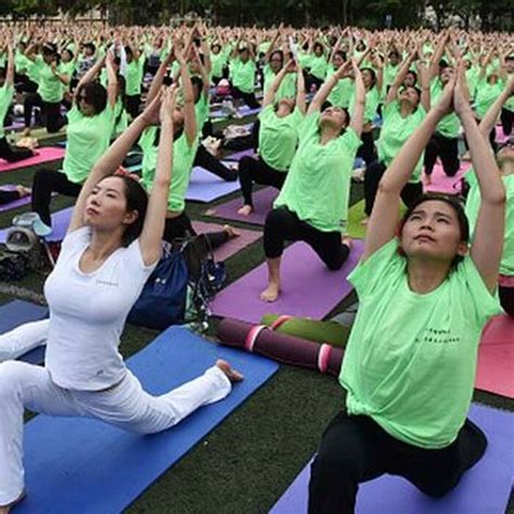 Pictures from the world on International Yoga Day!