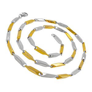 Okos Men's Jewellery Combo Pack of 2 Latest Style Rice Shape Two Tone ...