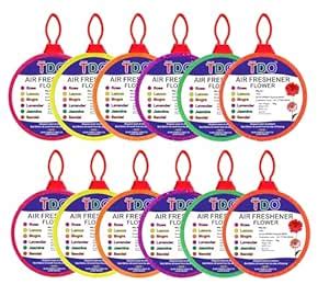 TDO Toilet Bathroom Air Freshener Flowers block Rose, Jasmine,Lemon ...