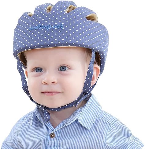 Amazon.com : IULONEE Infant Baby Helmet for Crawling Running Soft Adjustable Cap When Learning ...