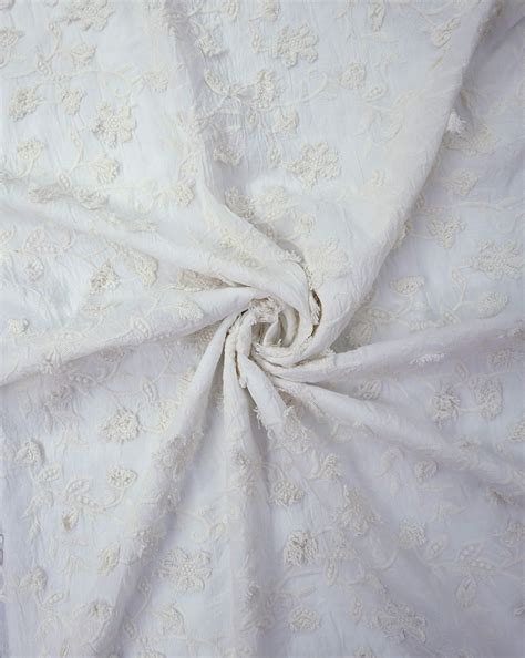 RFD COTTON 3D SCHIFFLI EMBROIDERY FABRIC – Sahni Fabs