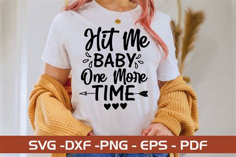 Hit Me Baby One More Time SVG Design Graphic by monidesignhat ...
