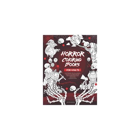 Buy Horror Coloring Books For Adults: Nightmares On Halloween Adults ...