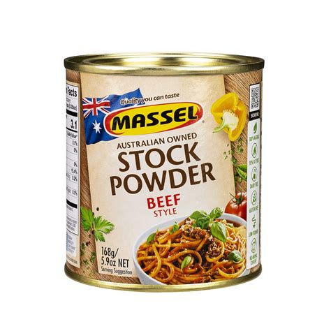 Amazon.com : Massel Stock Powder Beef Style Bouillon Powder - No MSG ...
