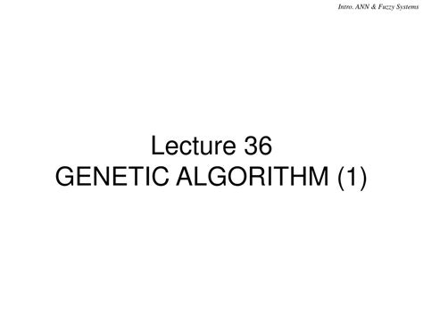 Selection Process in Genetic Algorithm Lecture in Hindi 的图像结果