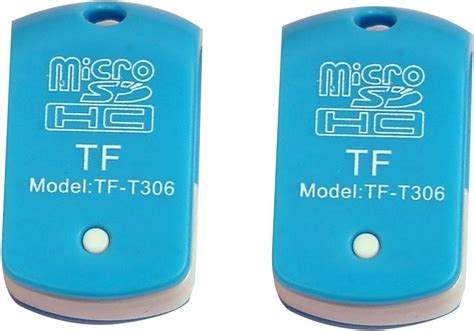 TF-T306 USB Card Reader (Pack of 2) for TF/M2/Micro SD/T-Flash Memory ...