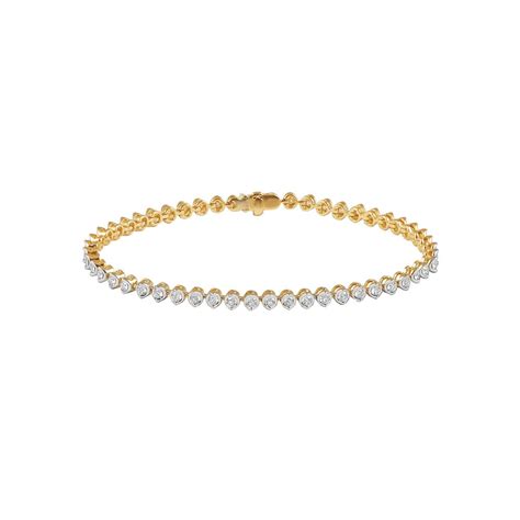 Buy Graceful Diamond Studded Bracelet OBR20024-A300RAB Online at ORRA.