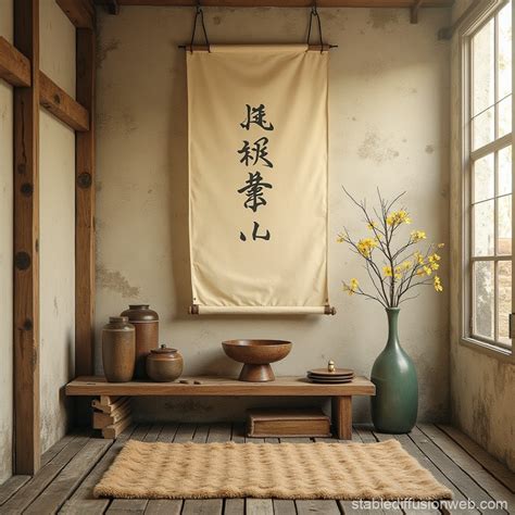 Wabi-Sabi Japanese Aesthetic Beauty Imperfections | Stable Diffusion Online