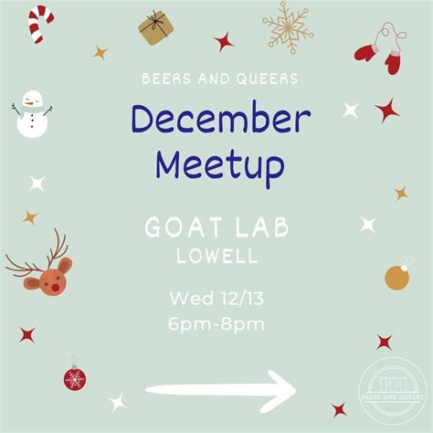 Beers and Queers-December, GOAT LAB Brewery, Lowell, 13 December 2023 ...