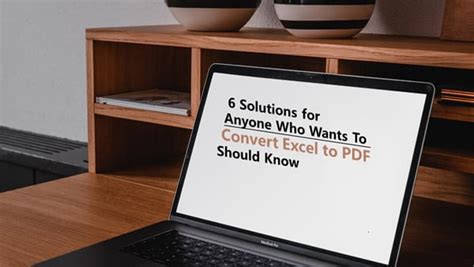 6 Solutions to Convert Excel to PDF