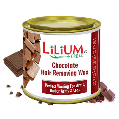 Lilium Chocolate Hair Removing Wax Perfect Waxing for Arms, Under Arms ...