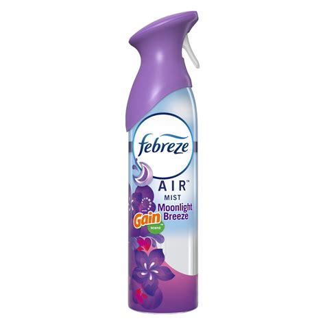 Febreze Odor-Fighting Air Freshener Spray, Gain Moonlight Breeze Scent ...