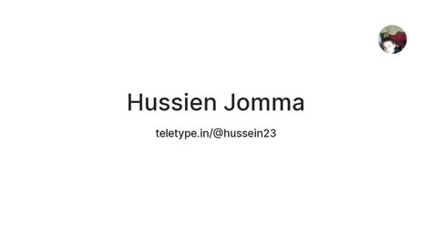 Hussien Jomma — Teletype