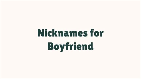 100 Cool Spanish Nicknames For Boyfriend