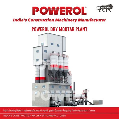 Dry Mix Mortar Plant - 50 TPH Dry Mix Mortar Plant Manufacturer from Nagari