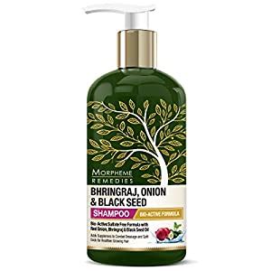 Buy Morpheme Remedies Bhringraj, Onion & Black Seed Hair Shampoo With ...
