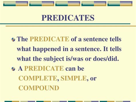 Complete Predicate Examples With Answers at Joy Herman blog