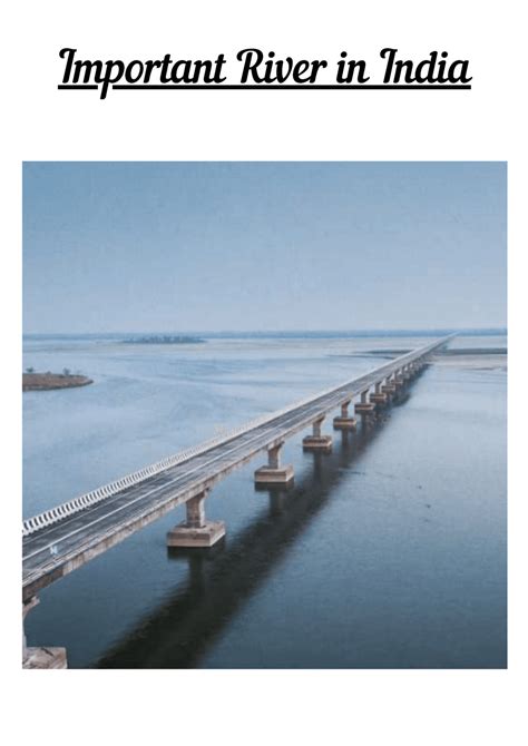 Rivers in India Flashcard - Flashcards for Kids - Class 6