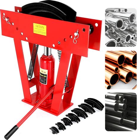 Hydraulic Pipe Bender 1/2 Inch Manual Copper Exhaust Bender Tool 8 Dies ...