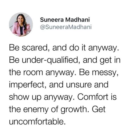 Fear expires. Regret won't. Don't quit right before the breakthrough ...