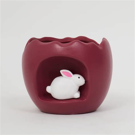 Buy Spinel Decor Ceramic Rabbit Shelter Planter from Home Centre at ...