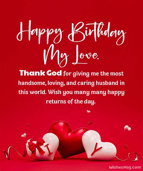 Heartfelt Husband Birthday Wishes