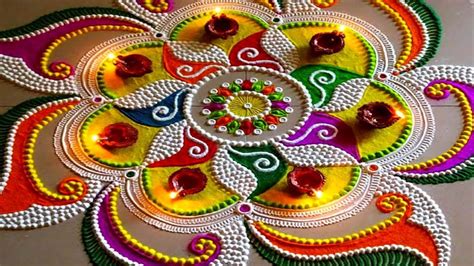 Diwali Rangoli Designs 2023: दिवाली पर इस तरह बनाएं आसान और आकर्षक ...