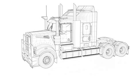 Kenworth Coloring Pages