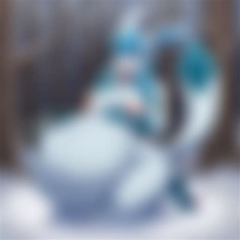 Species Glaceon, Female, Looking Pleasured, Breast by ButteryButterButt ...