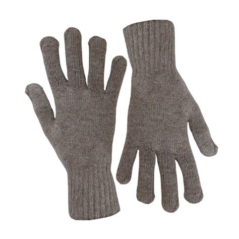 Buy Krystle Men's & Boy's Comfy Angora Woolen Hand Gloves (Light Brown ...