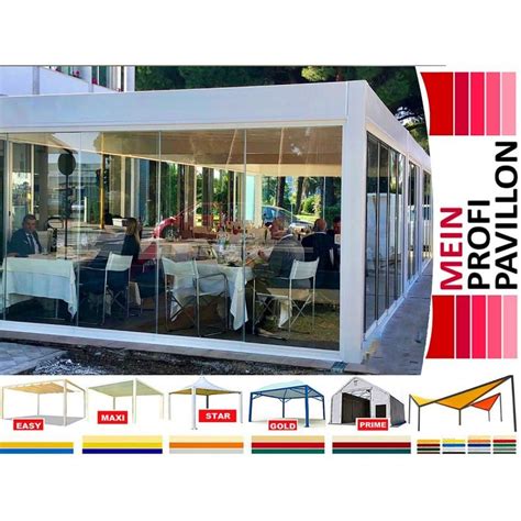 Pavillon Pergola 4x4m Überdachung neu personalisierte Farben ...