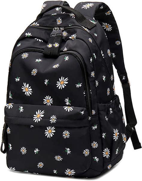 Amazon.com | Mfikaryi Daisy Prints Backpack for Girls Middle School ...