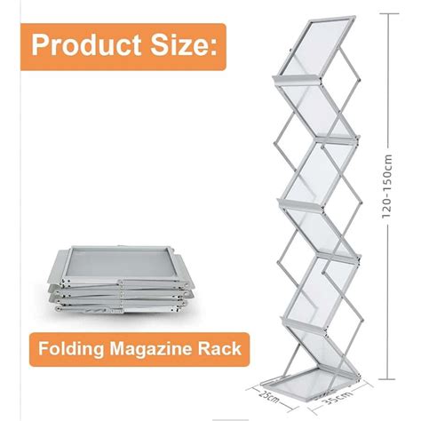 ELUKHT Foldable Brochure Display Stand Magazine Catalog India | Ubuy