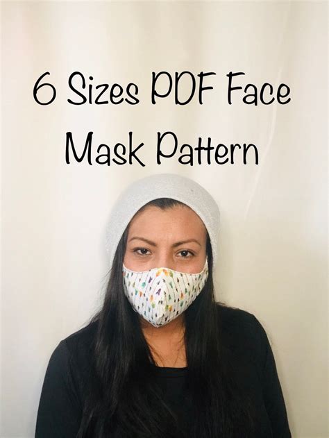 Contoured Face Mask Pattern 的图像结果
