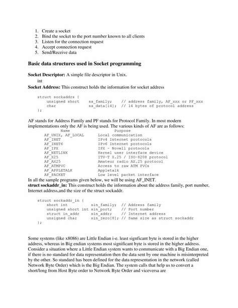Image result for Socket Unix Syntax