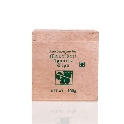 Makaibari Apoorva Tips Wooden Box – AJANTA TEA